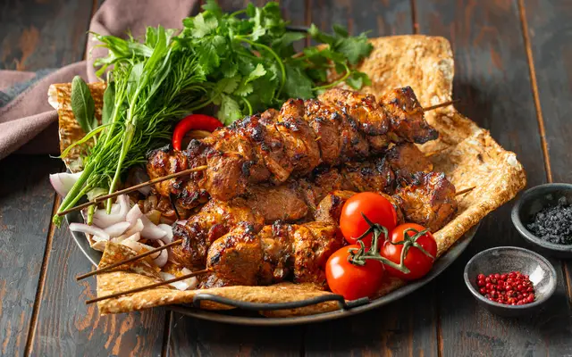 Шашлык из&nbsp;свинины в&nbsp;духовке