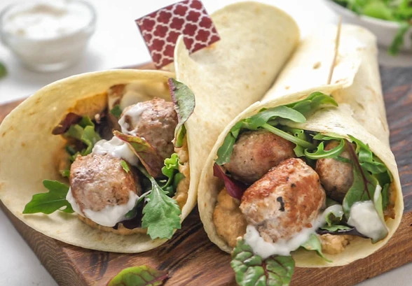 Рецепт «Буррито с&nbsp;фрикадельками»