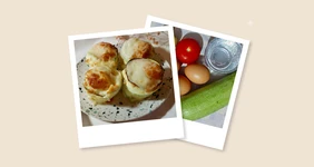 Яйцо в&nbsp;кабачке с&nbsp;сыром