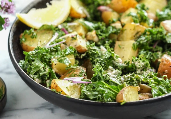 Рецепт «Картофельный салат с&nbsp;кейлом»