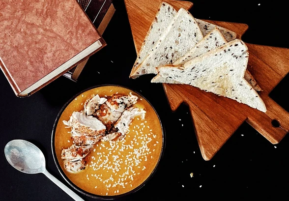 Рецепт «Безлактозный тыквенный крем-суп»