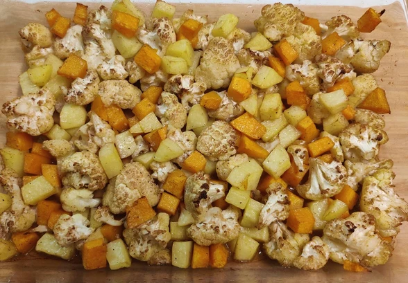 Рецепт «Тыква, запечённая с&nbsp;овощами»