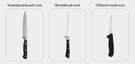 Используйте их правильно: виды, материалы и&nbsp;назначение кухонных ножей
