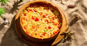 Летний овощной пирог