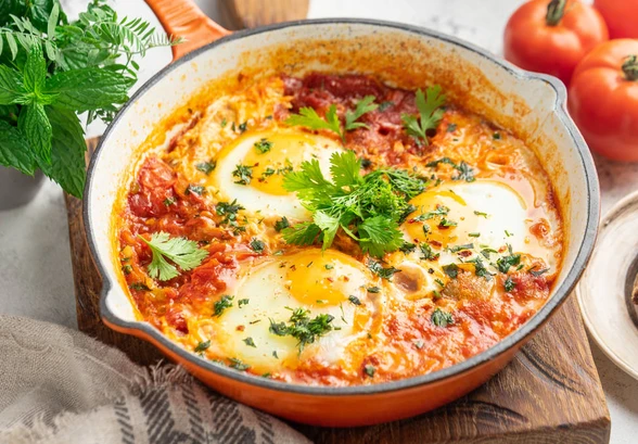 Рецепт «Шакшука классическая на&nbsp;сковороде»
