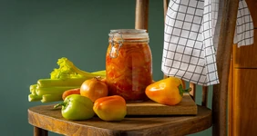 Хрустящий салат из&nbsp;болгарского перца на&nbsp;зиму