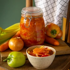 Хрустящий салат из&nbsp;болгарского перца на&nbsp;зиму