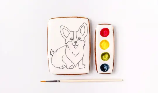 Набор из&nbsp;пряников для&nbsp;раскрашивания «Вкусная Акварель»