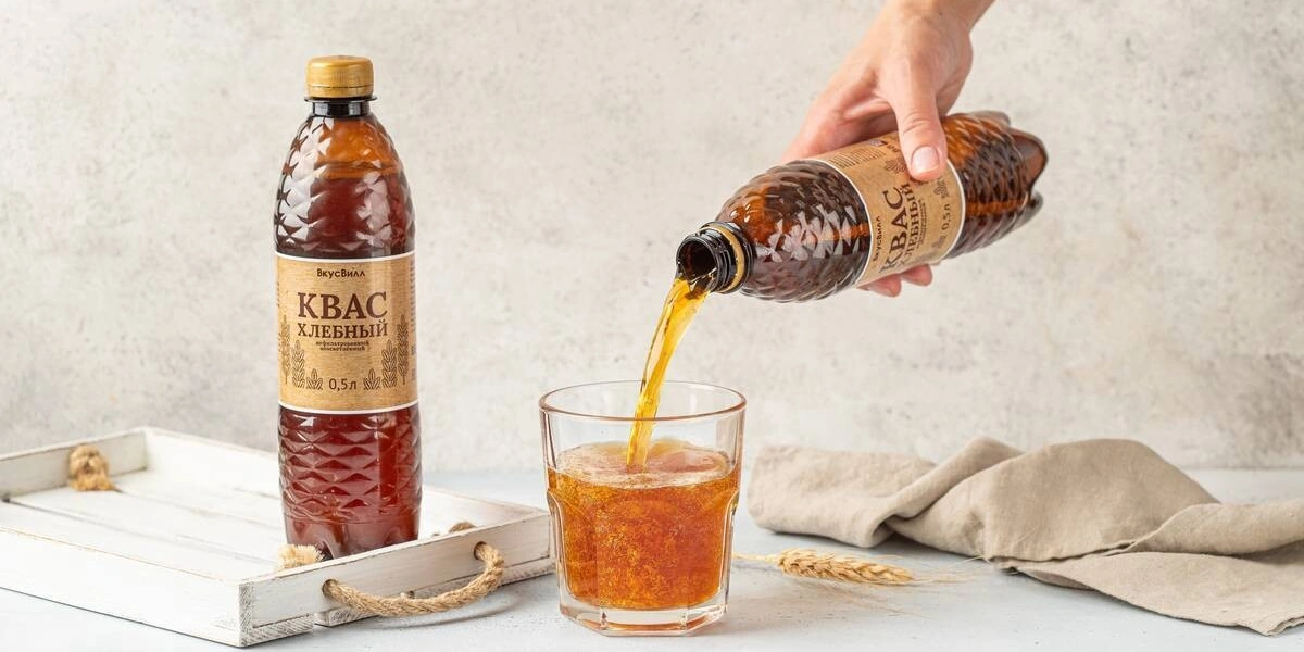 Ферментированные напитки: польза натурального кваса и&nbsp;чайного гриба «ВкусВилл»