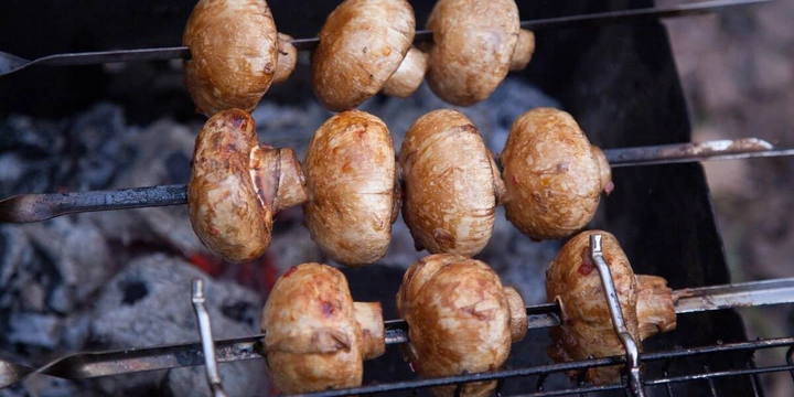 Шашлык без&nbsp;мяса: овощи, грибы и&nbsp;рыба на&nbsp;гриле
