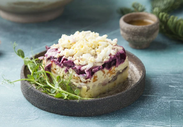 Рецепт «Полезная селедка под&nbsp;шубой »