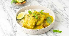 Треска (или тофу) с&nbsp;соусом карри