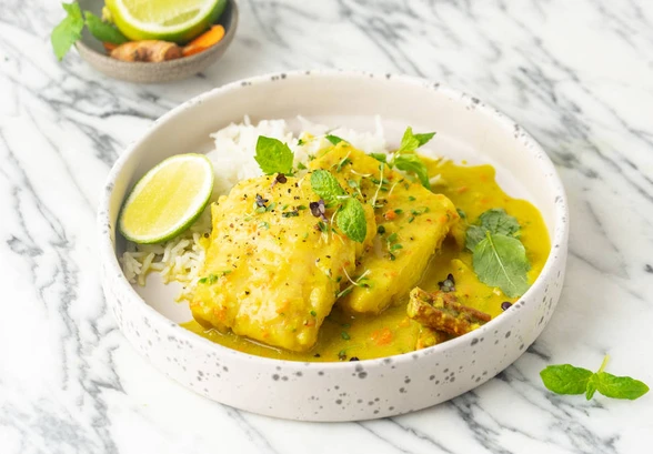 Рецепт «Треска (или тофу) с&nbsp;соусом карри»