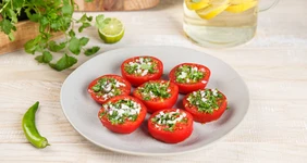 Стейки из&nbsp;томатов с&nbsp;острой сальсой