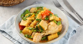 Рагу из&nbsp;ямса с&nbsp;курицей