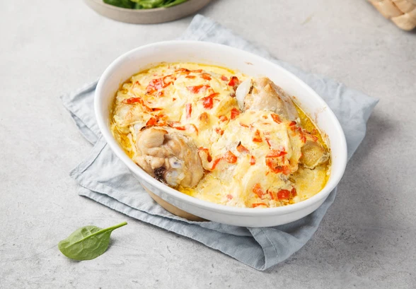 Рецепт «Курица в&nbsp;сливочно-горчичном соусе»