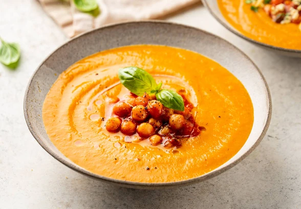 Рецепт «Суп-пюре из&nbsp;запечённых овощей»