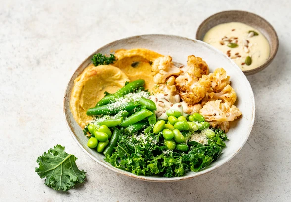 Рецепт «Боул с&nbsp;тыквенным хумусом»