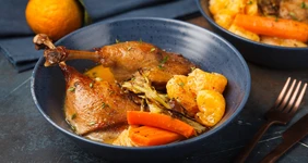 Утиные ножки с&nbsp;мандаринами и&nbsp;сидром