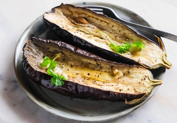 Рецепт «Баклажаны с&nbsp;чесноком на&nbsp;гриле»