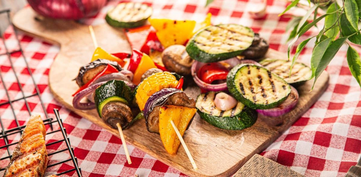 Шашлык без&nbsp;мяса: овощи, грибы и&nbsp;рыба на&nbsp;гриле