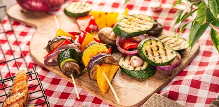 Шашлык без&nbsp;мяса: овощи, грибы и&nbsp;рыба на&nbsp;гриле