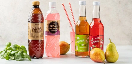 Ферментированные напитки: польза натурального кваса и&nbsp;чайного гриба «ВкусВилл»