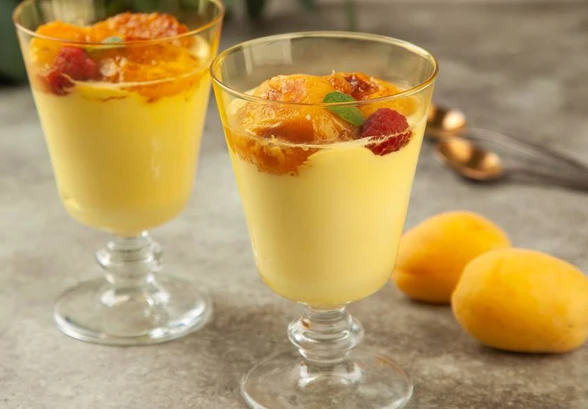 Рецепт «Десерт с&nbsp;карамельными абрикосами»