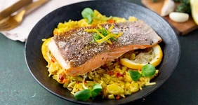 Форель с&nbsp;рисом бириани