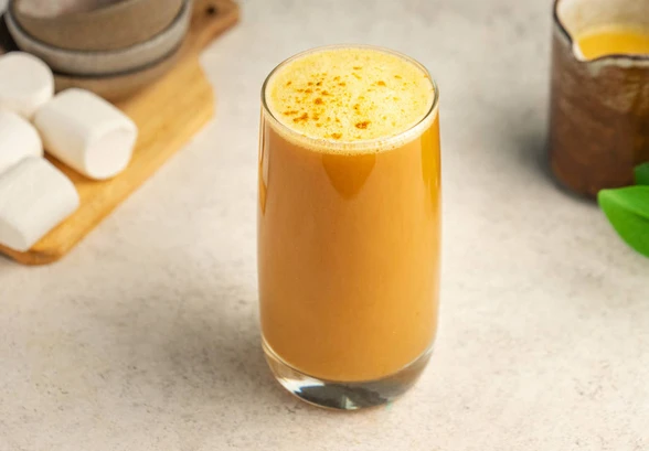 Рецепт «Пряный латте с&nbsp;манго»