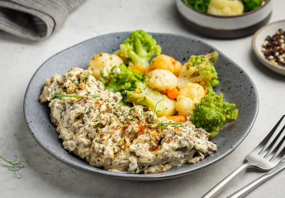 Рецепт «Бефстроганов с&nbsp;грибами»