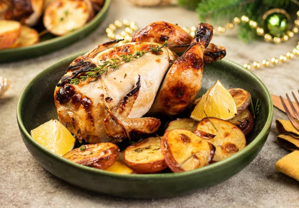 Рецепт «Цыплята-корнишоны с&nbsp;травами и&nbsp;лимоном»