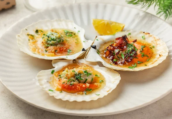 Рецепт «Гребешки на&nbsp;створках»