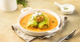 Вегетарианские голубцы без&nbsp;мяса с&nbsp;грибами