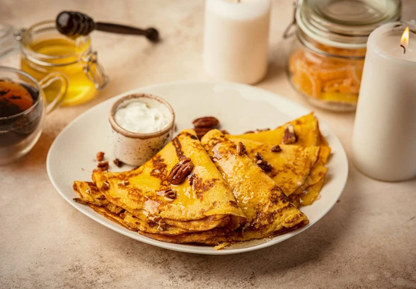 Рецепт «Блины из&nbsp;тыквы»