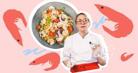 Салат с&nbsp;креветками и&nbsp;фенхелем