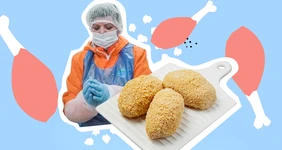 Как делают котлеты по-киевски