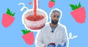 Как делают малину протёртую с&nbsp;сахаром