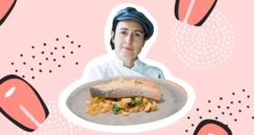 Готовим лосося с&nbsp;горгонзолой