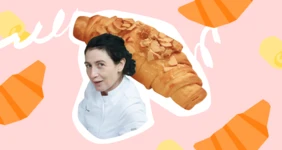 Готовим миндальный круассан