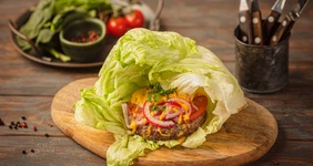 Бургер на&nbsp;огне без&nbsp;булочки