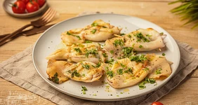 Фаршированные кальмары гриль