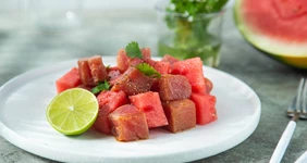 Севиче из&nbsp;тунца и&nbsp;арбуза