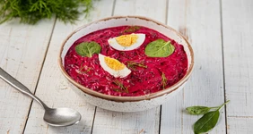 Свекольник без&nbsp;картошки и&nbsp;огурцов