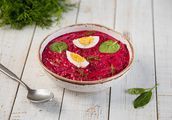 Рецепт «Свекольник без&nbsp;картошки и&nbsp;огурцов»