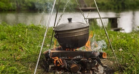 Рецепты в&nbsp;казане: как приготовить на&nbsp;костре шулюм, плов и&nbsp;гречку
