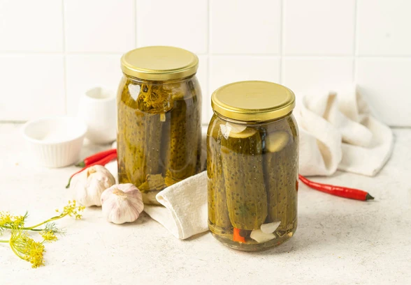 Рецепт «Огурцы маринованные на&nbsp;зиму»