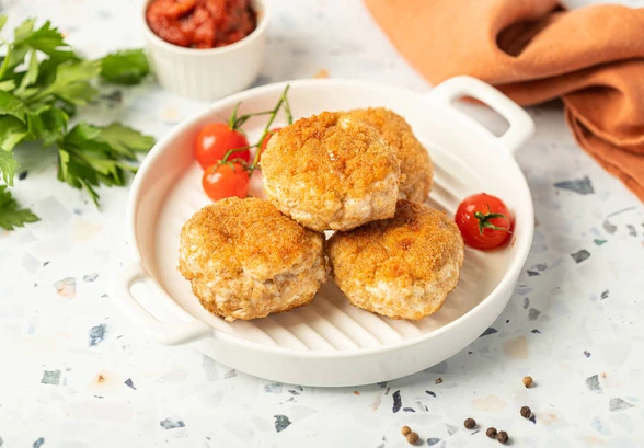 Рецепт «Куриные рубленные котлеты из&nbsp;грудки»