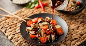 Баклажаны никкей (в крахмале)