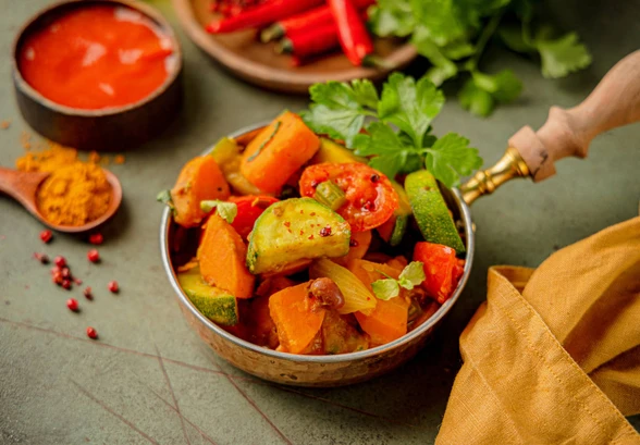 Рецепт «Рагу овощное в&nbsp;индийском стиле»